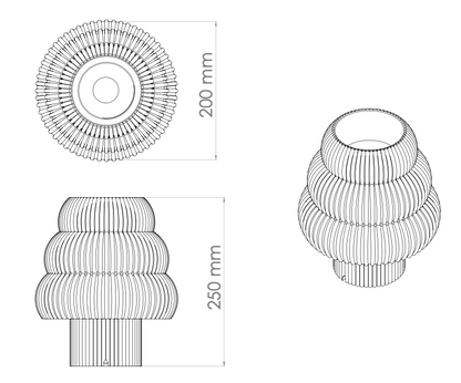 Red Luma Lamp