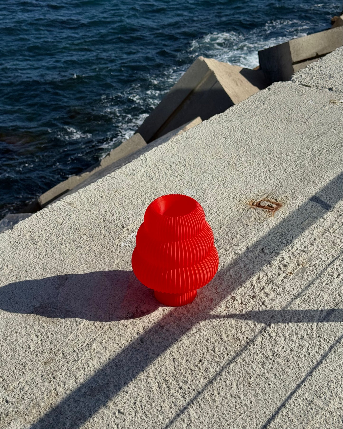 Red Luma Lamp